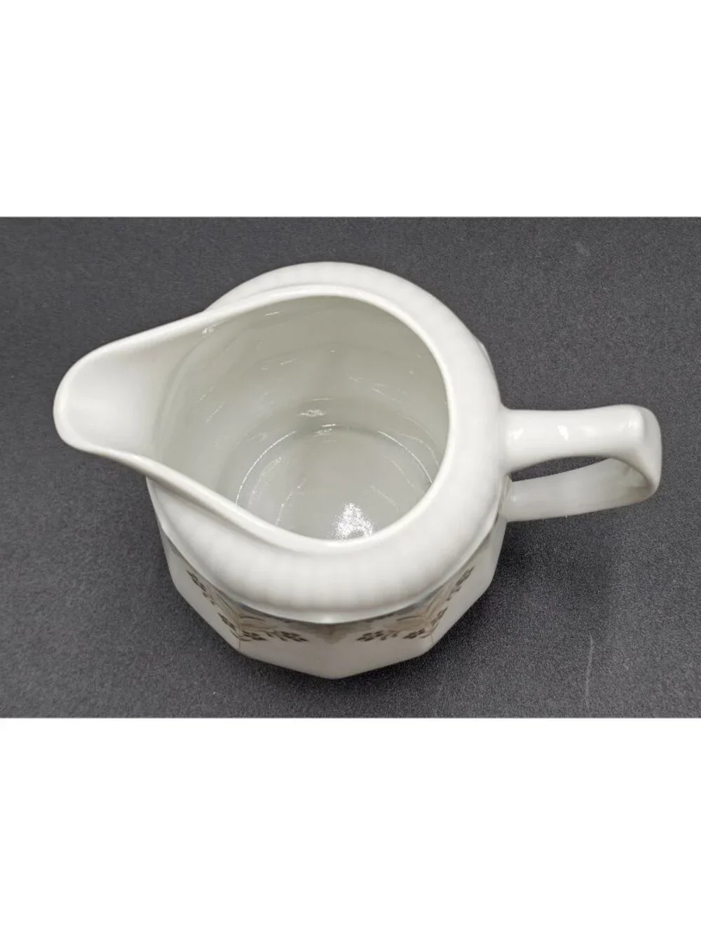 VTG Scherzer Bavaria Germany Porcelain Sugar Bowl & Creamer Set Floral Gold Trim